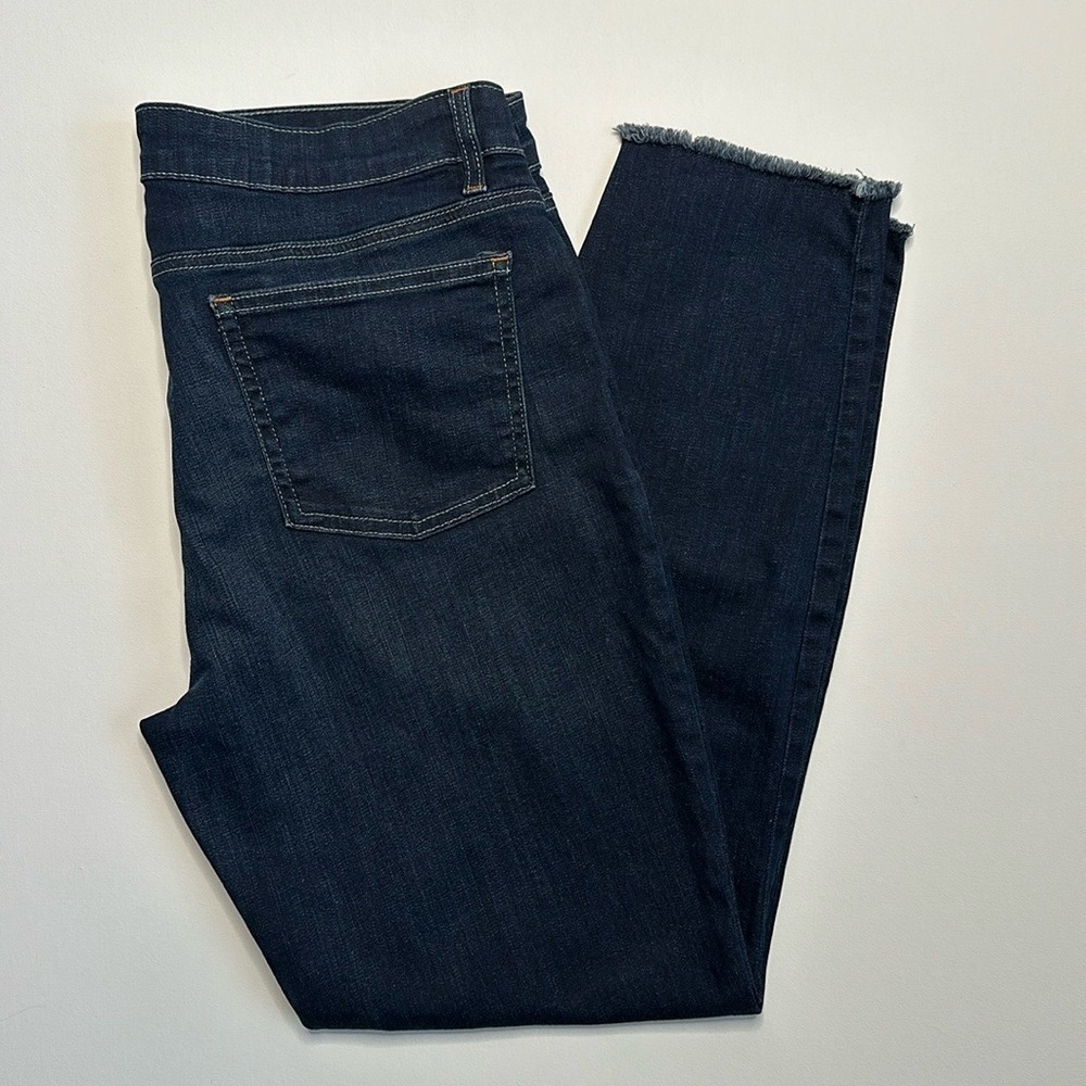 Eileen Fisher Tapered Leg Stretch Denim Jeans